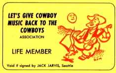 LET'S GIVE COWBOY MUSIC BACK TO THE COWBOYS