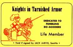 KNIGHTS IN TARNISHED ARMOR - DEDICATED TO FUMBLING DO-GOODERS