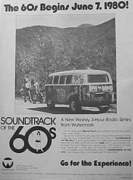 Promotional ad for SOUNDTRACK OF THE 60s